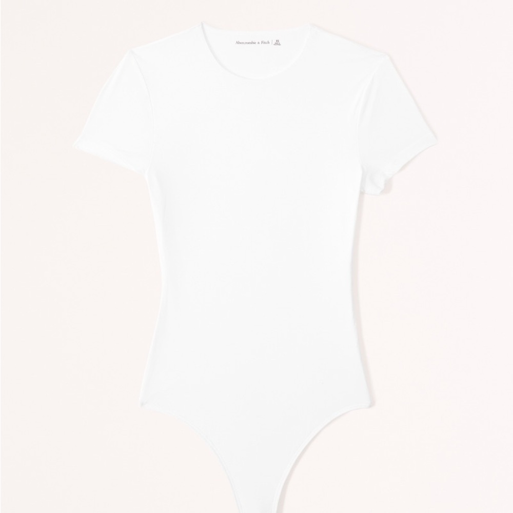 A&F Women's White Bodysuit